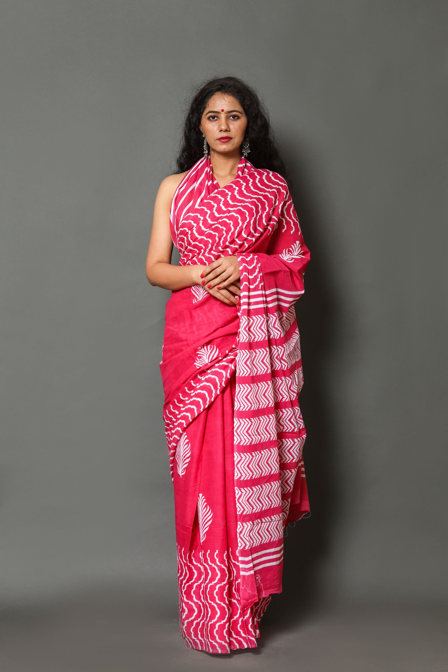 Cotton MulMul Printed Sarees