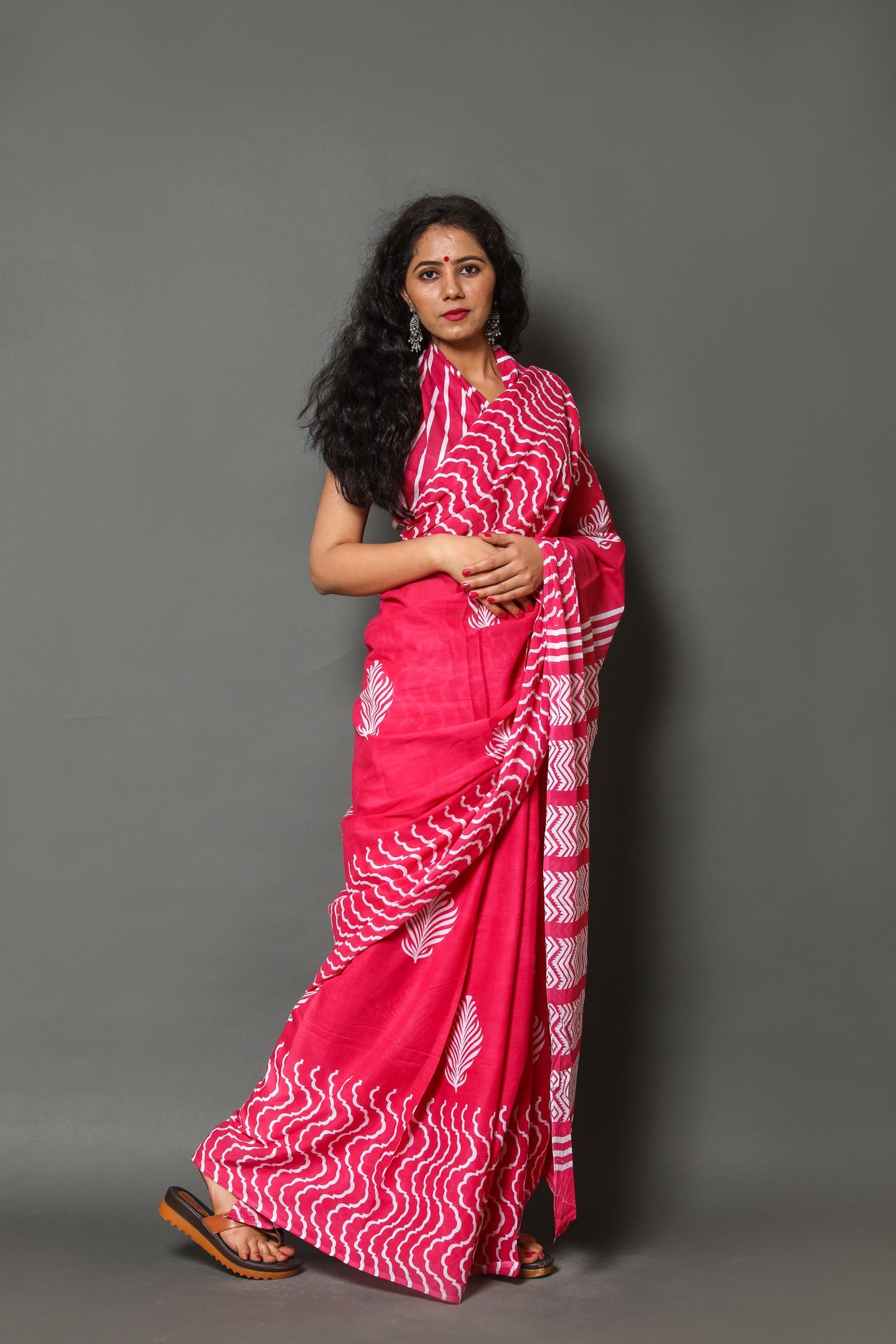 Cotton MulMul Printed Sarees