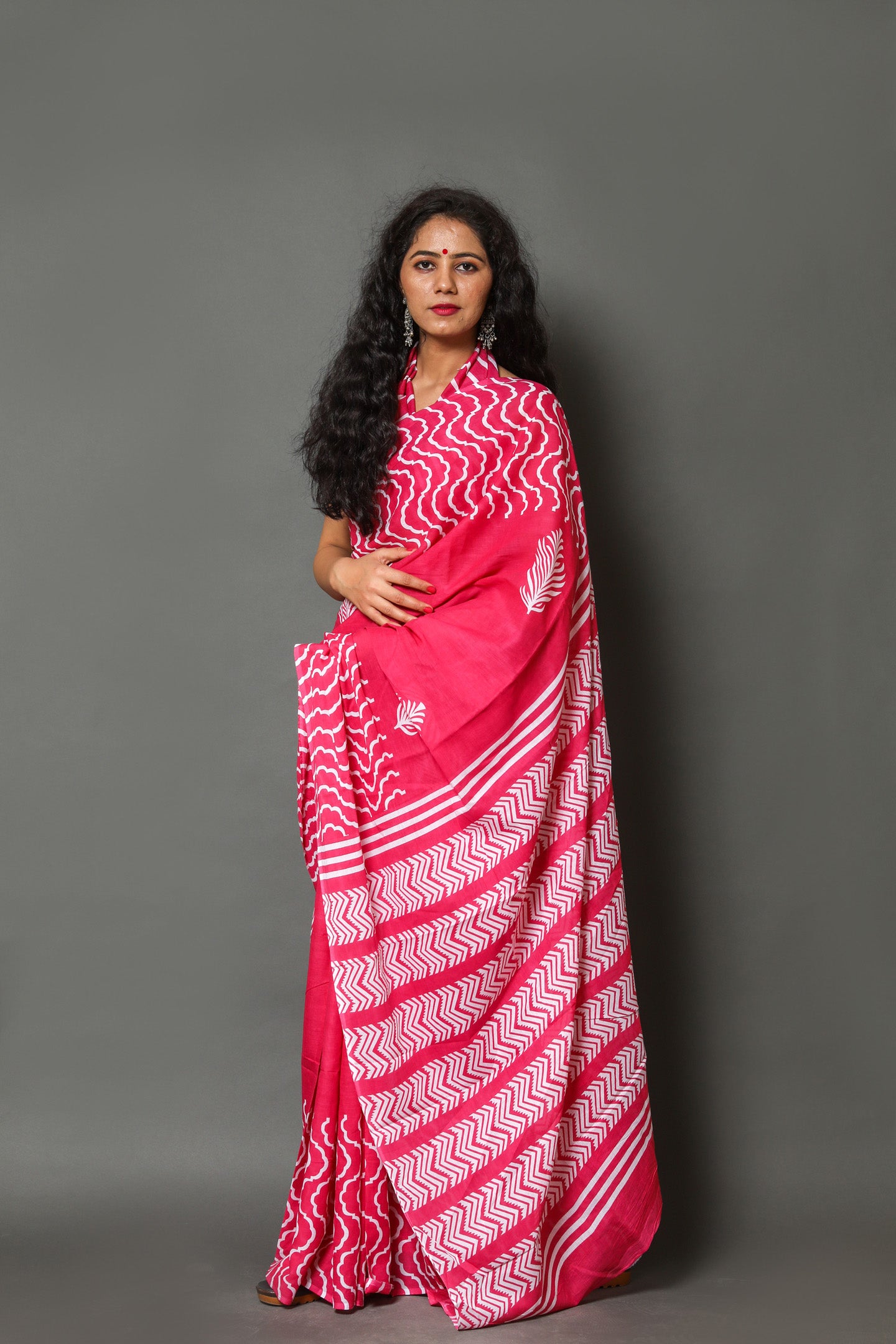 Cotton MulMul Printed Sarees