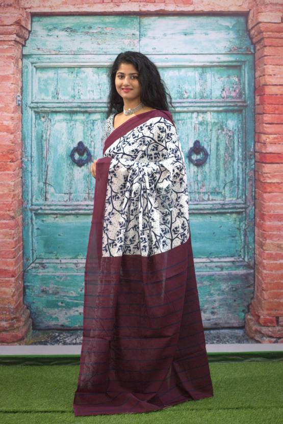 Cotton MulMul Printed Sarees