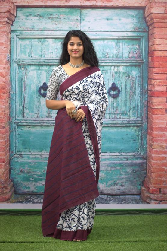 Cotton MulMul Printed Sarees