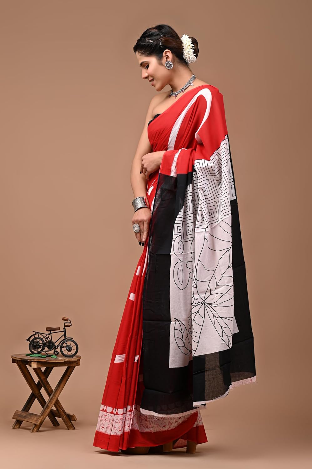 Cotton MulMul Printed Sarees