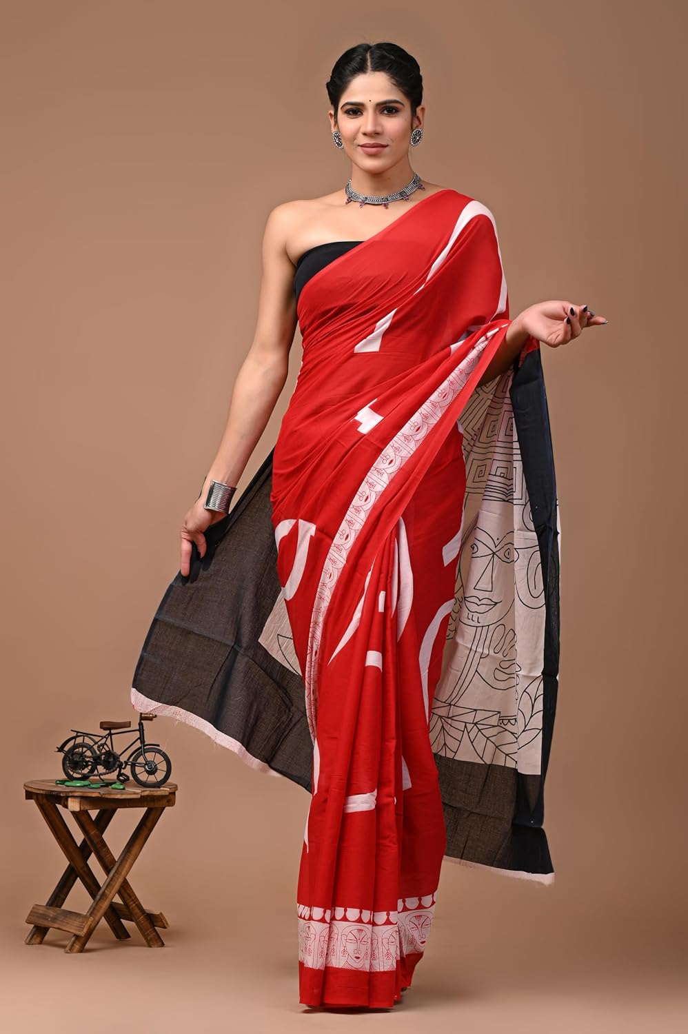 Cotton MulMul Printed Sarees