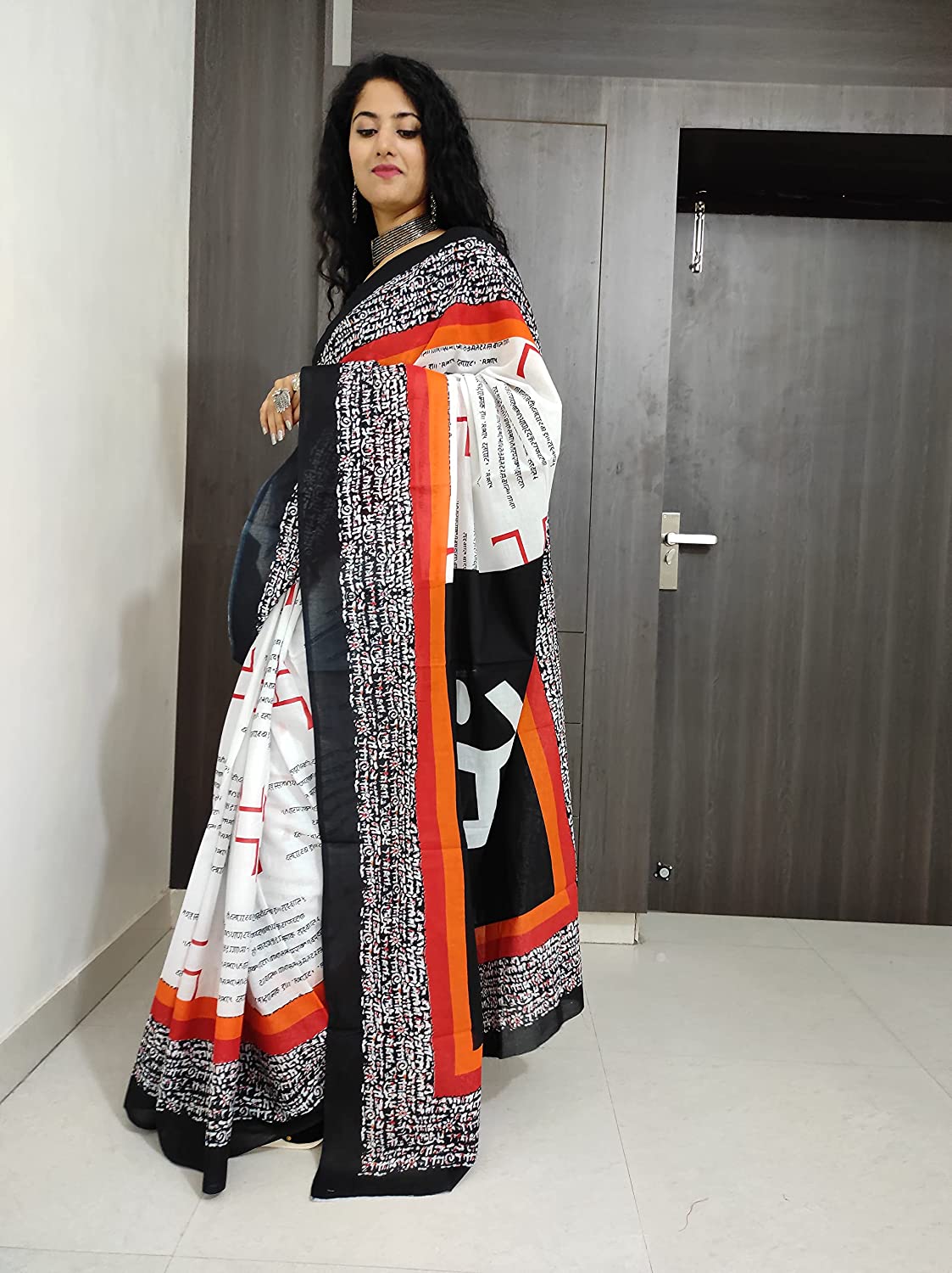Cotton MulMul Printed Sarees