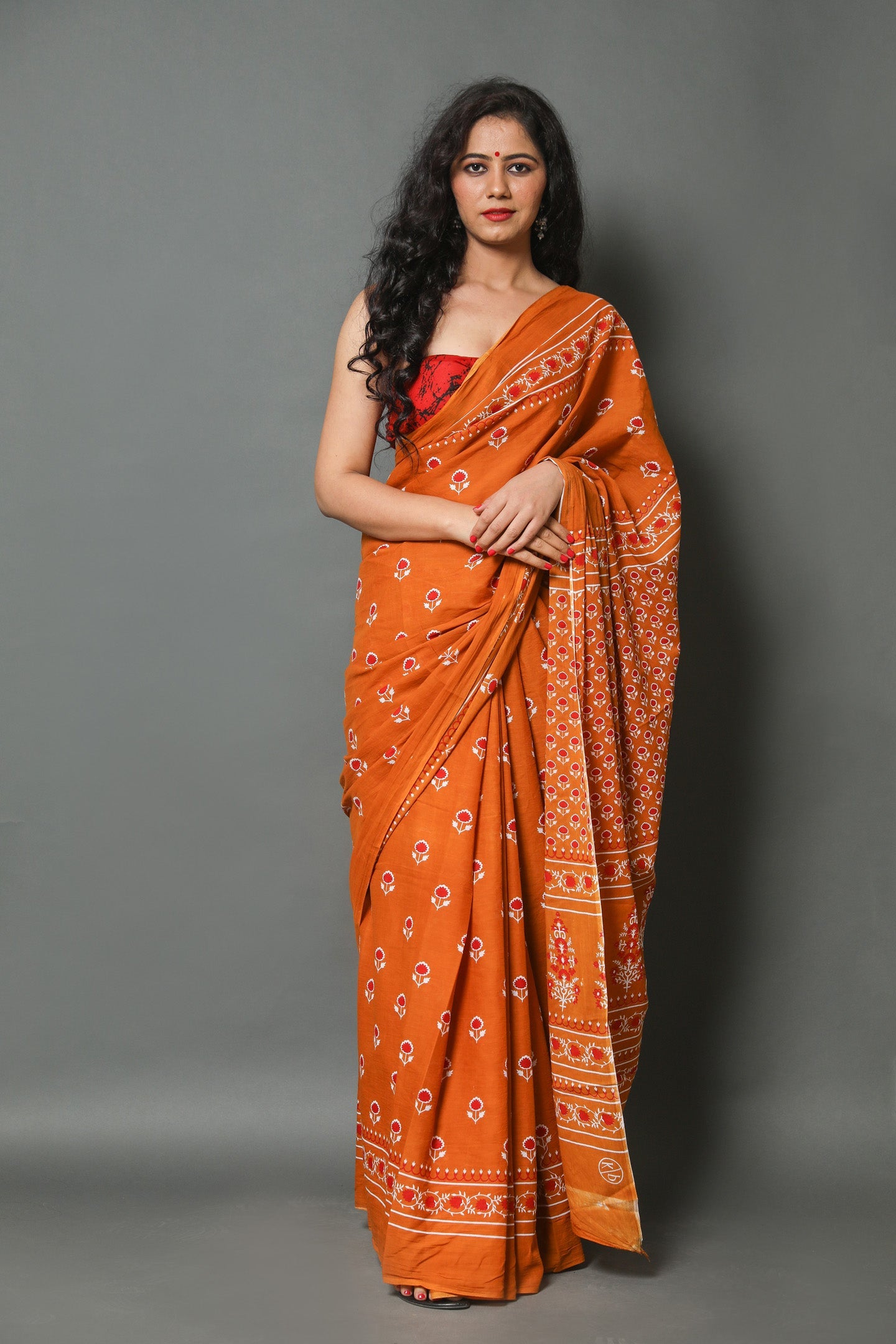 Cotton MulMul Printed Sarees