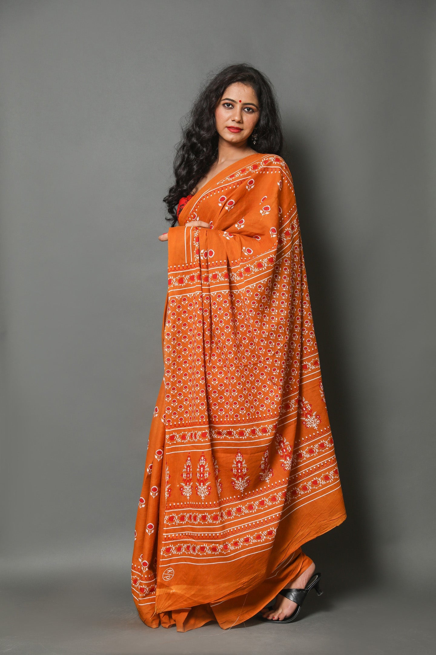 Cotton MulMul Printed Sarees
