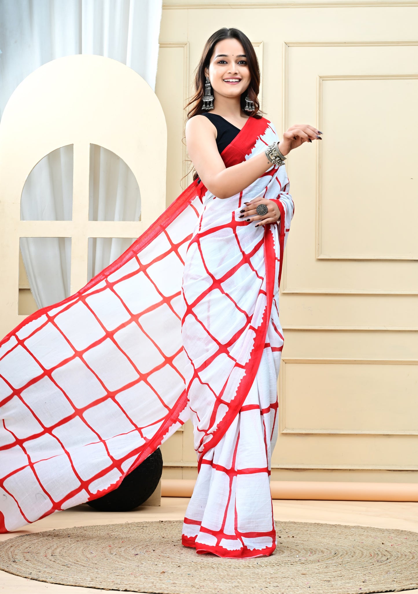 Cotton MulMul Printed Sarees