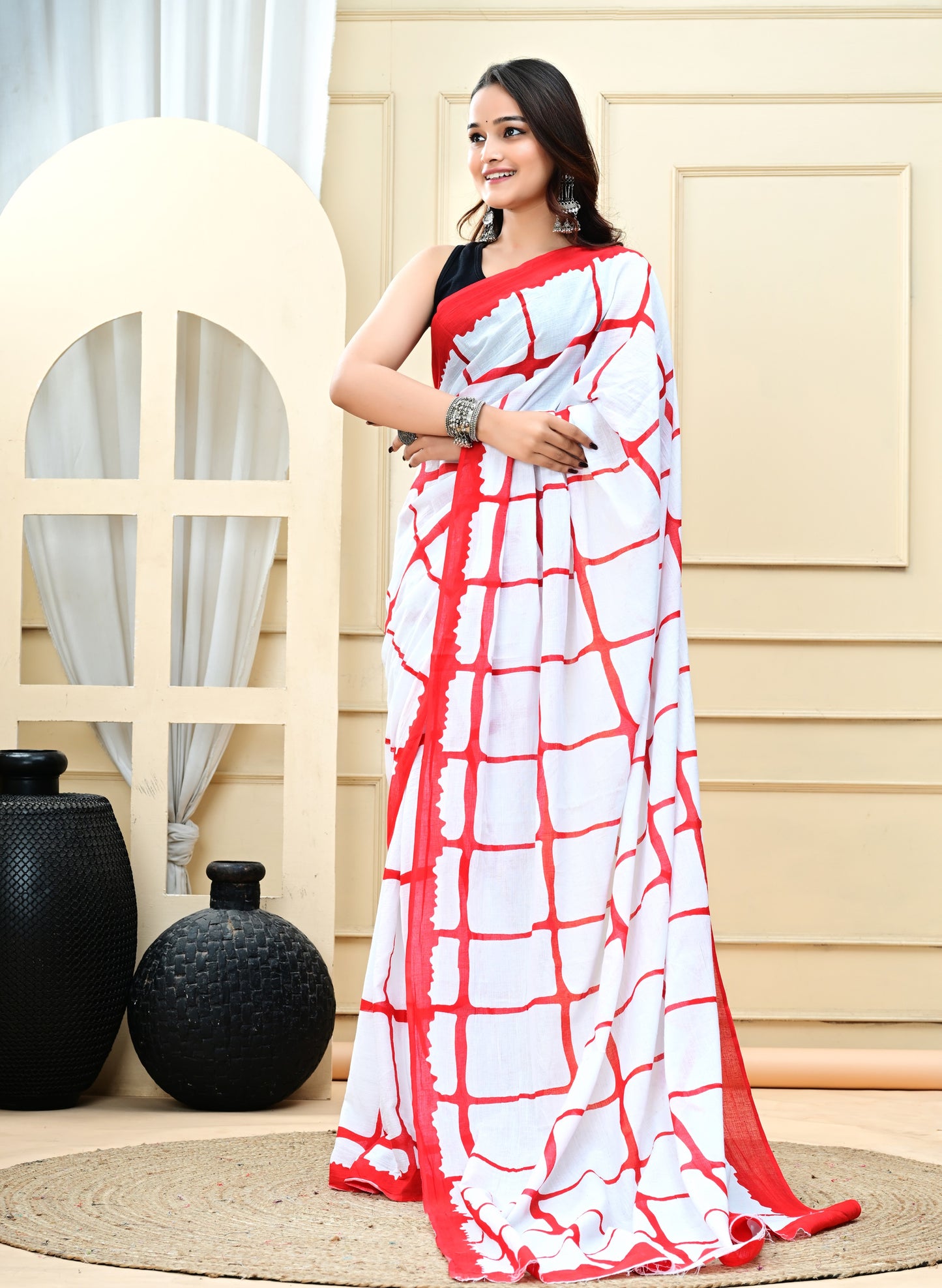 Cotton MulMul Printed Sarees
