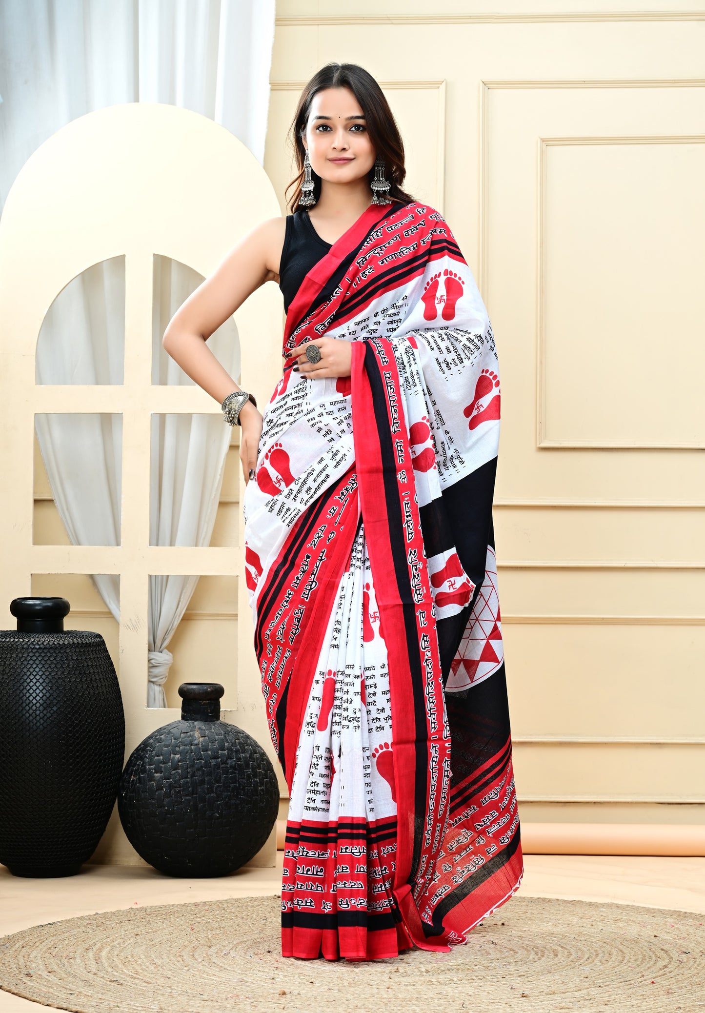 Cotton MulMul Printed Sarees