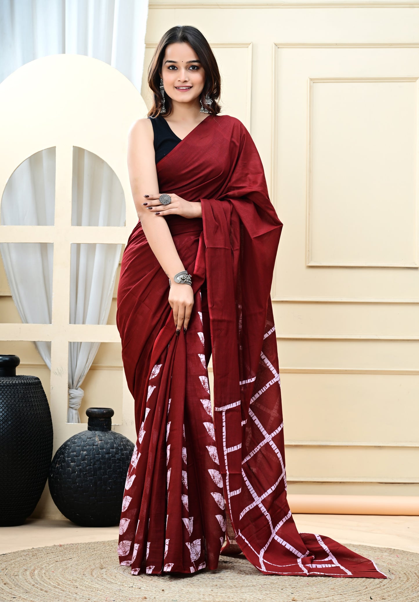 Cotton MulMul Printed Sarees