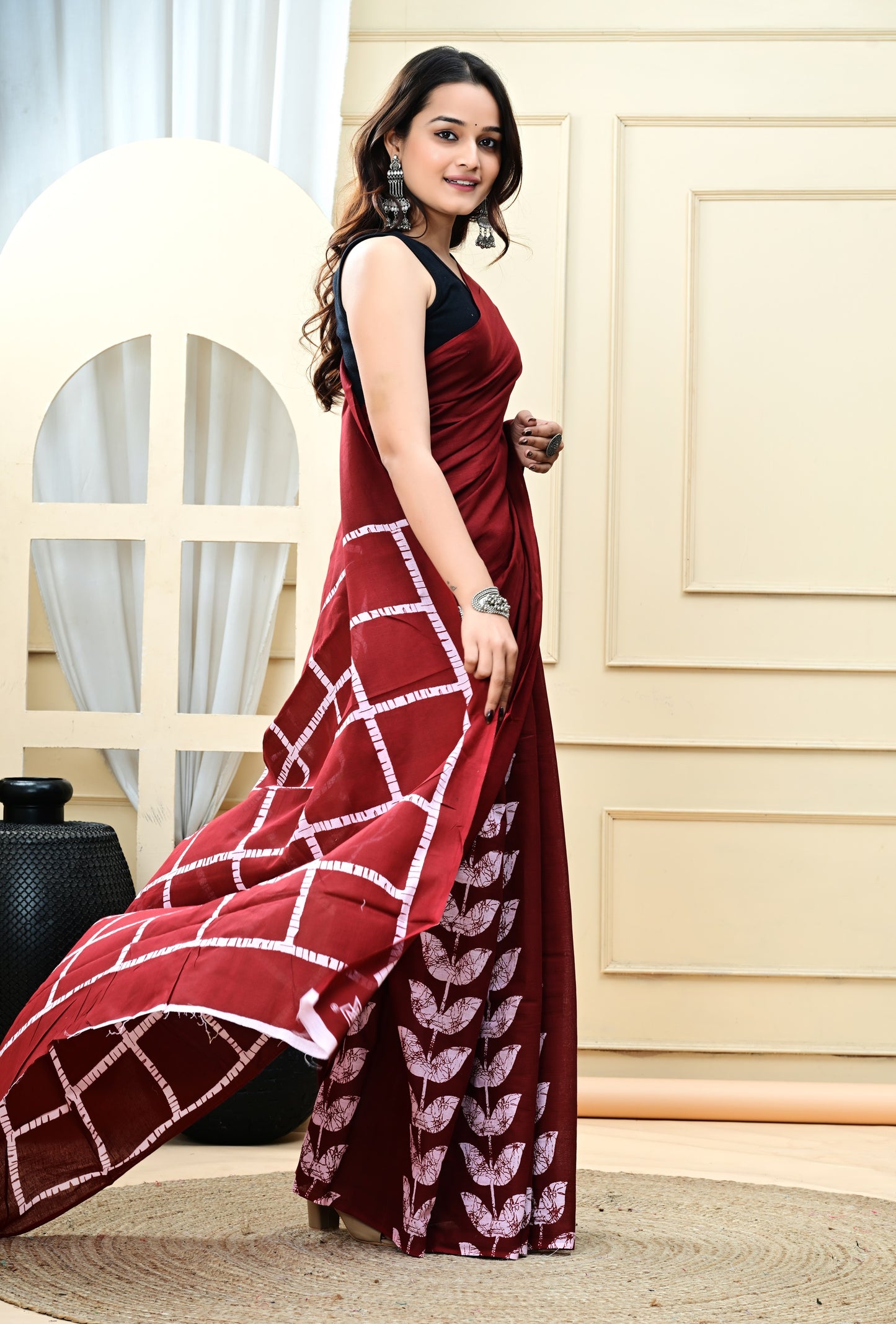 Cotton MulMul Printed Sarees