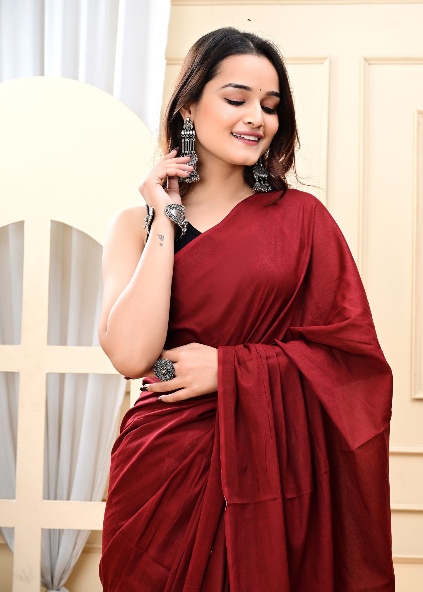 Cotton MulMul Printed Sarees