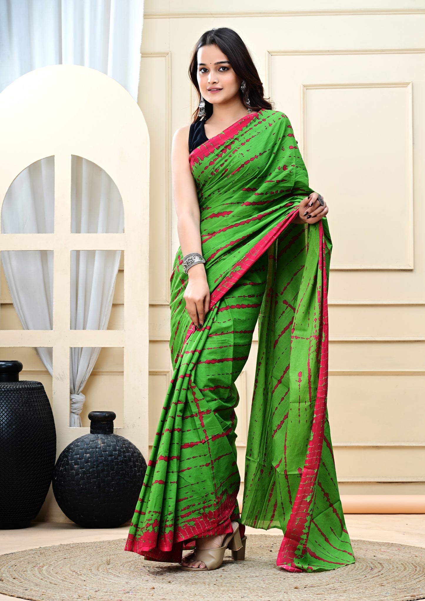 Cotton MulMul Printed Sarees
