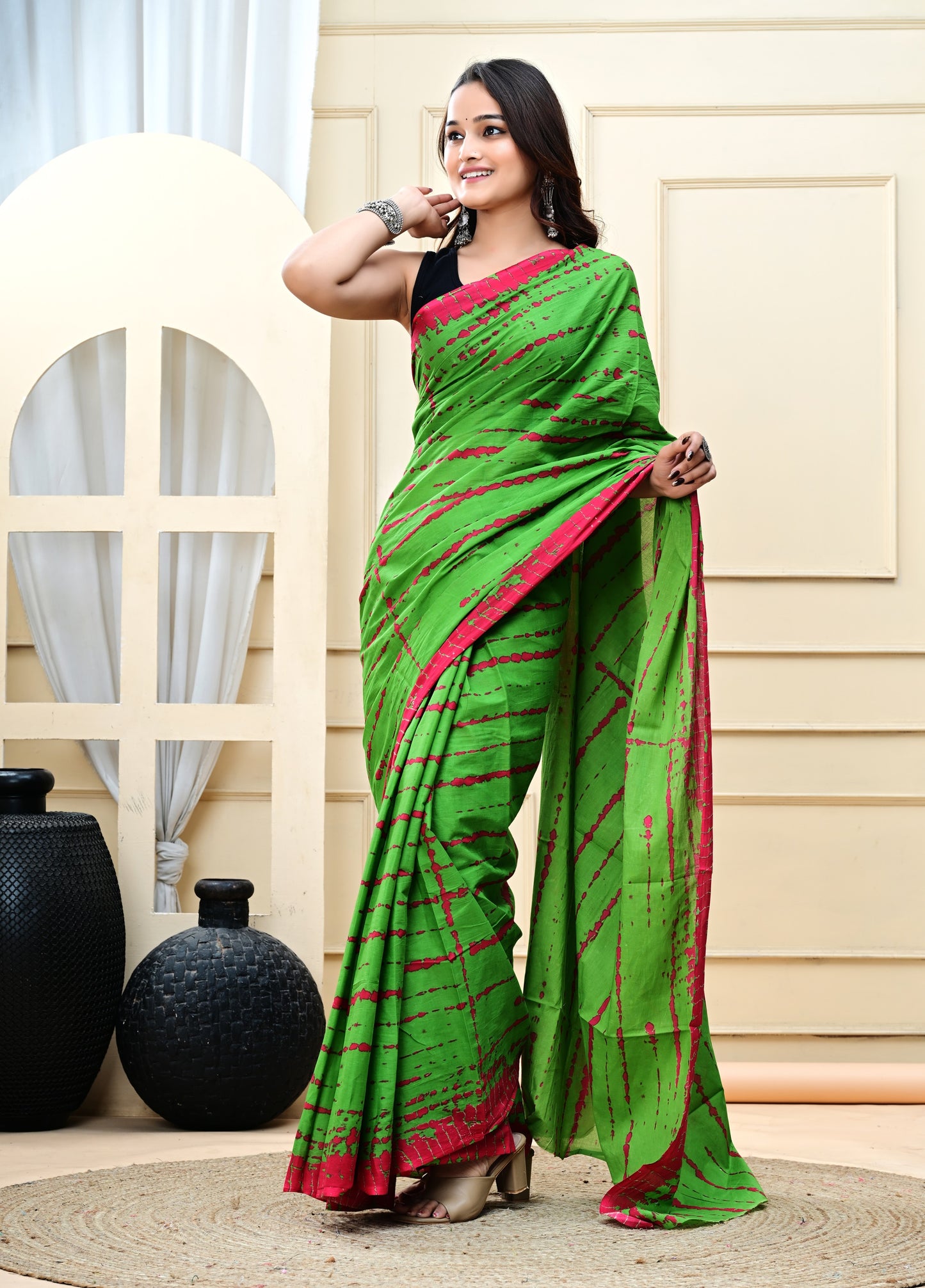 Cotton MulMul Printed Sarees