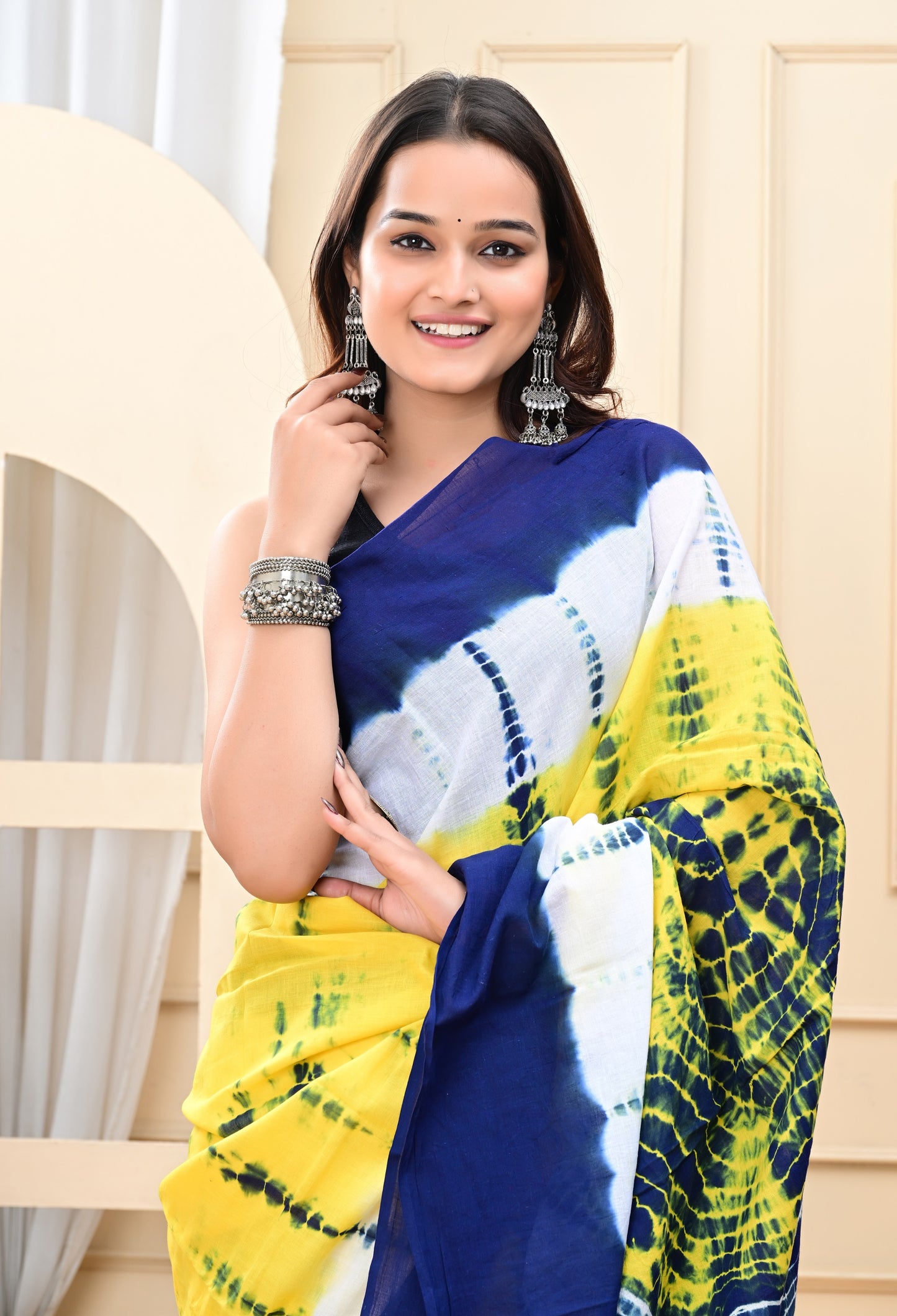 Cotton MulMul Printed Sarees