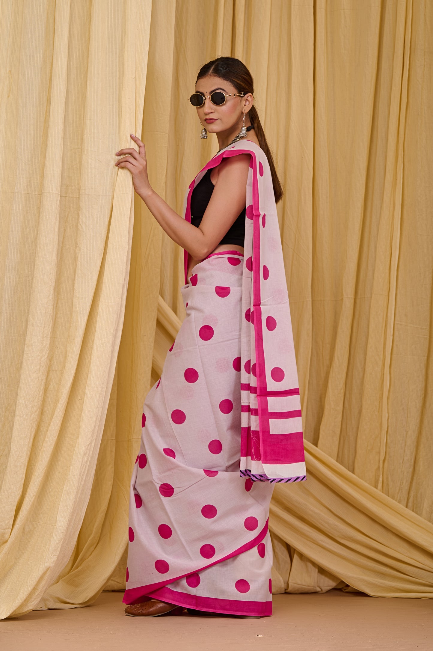 Printed Cotton MulMul Saree