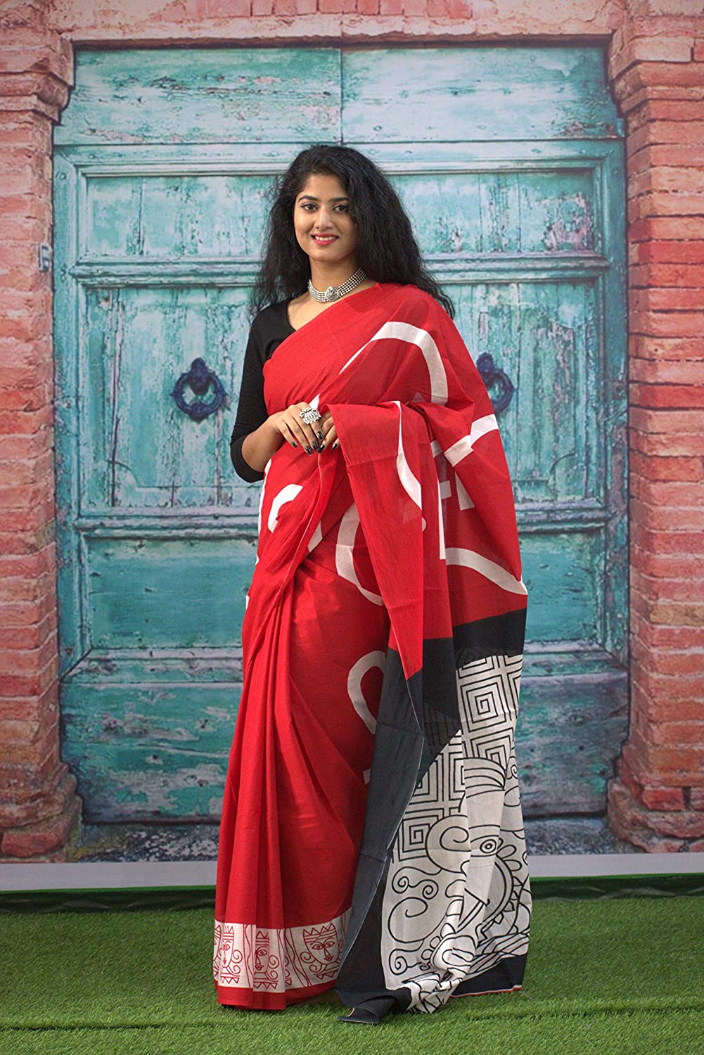 Cotton MulMul Printed Sarees