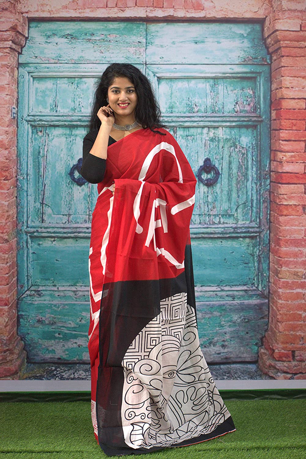 Cotton MulMul Printed Sarees