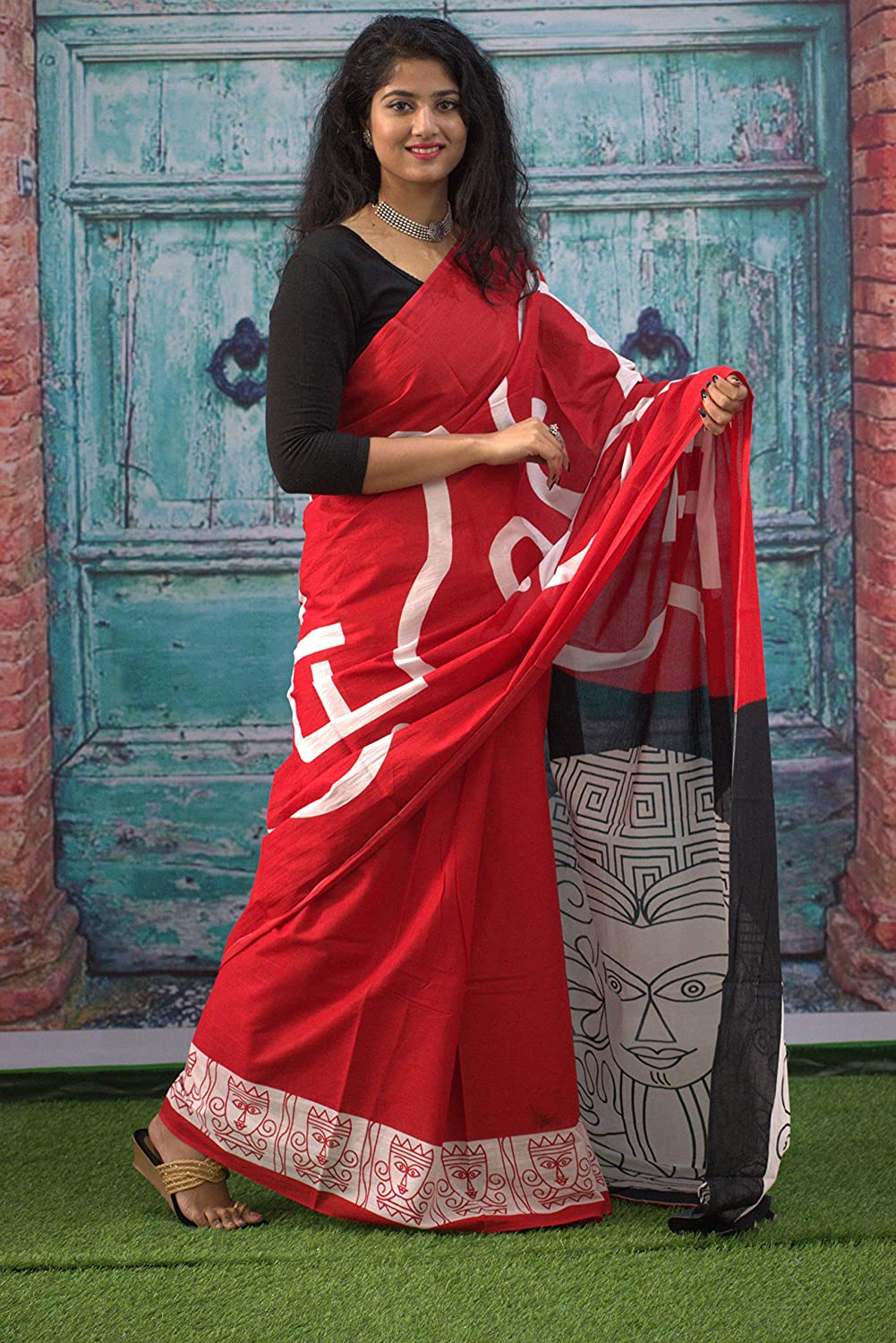 Cotton MulMul Printed Sarees