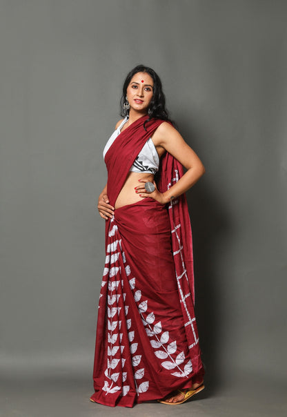 Cotton MulMul Printed Sarees