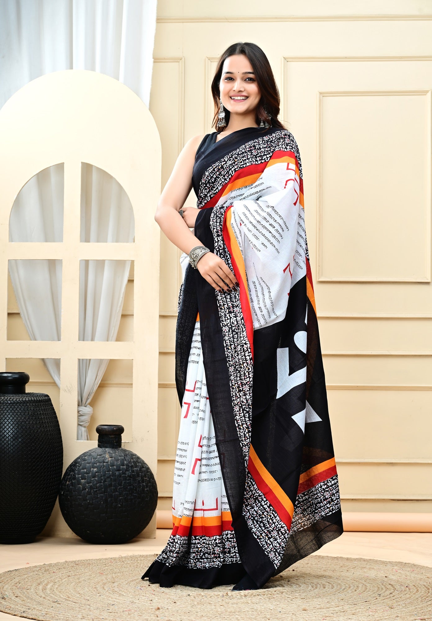 Cotton MulMul Printed Sarees