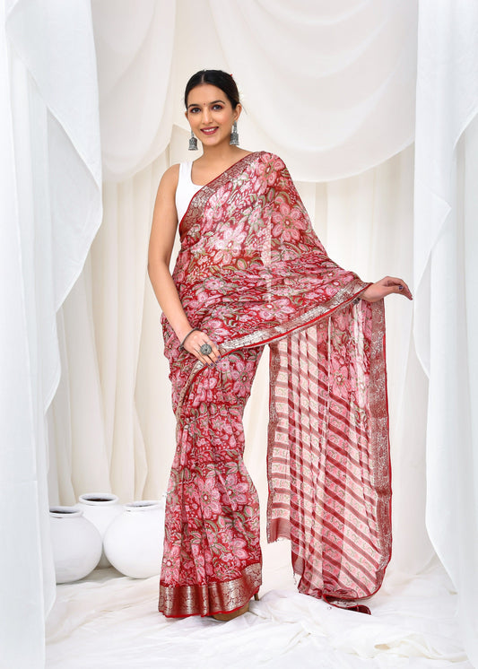 Premium Chiffon Saree